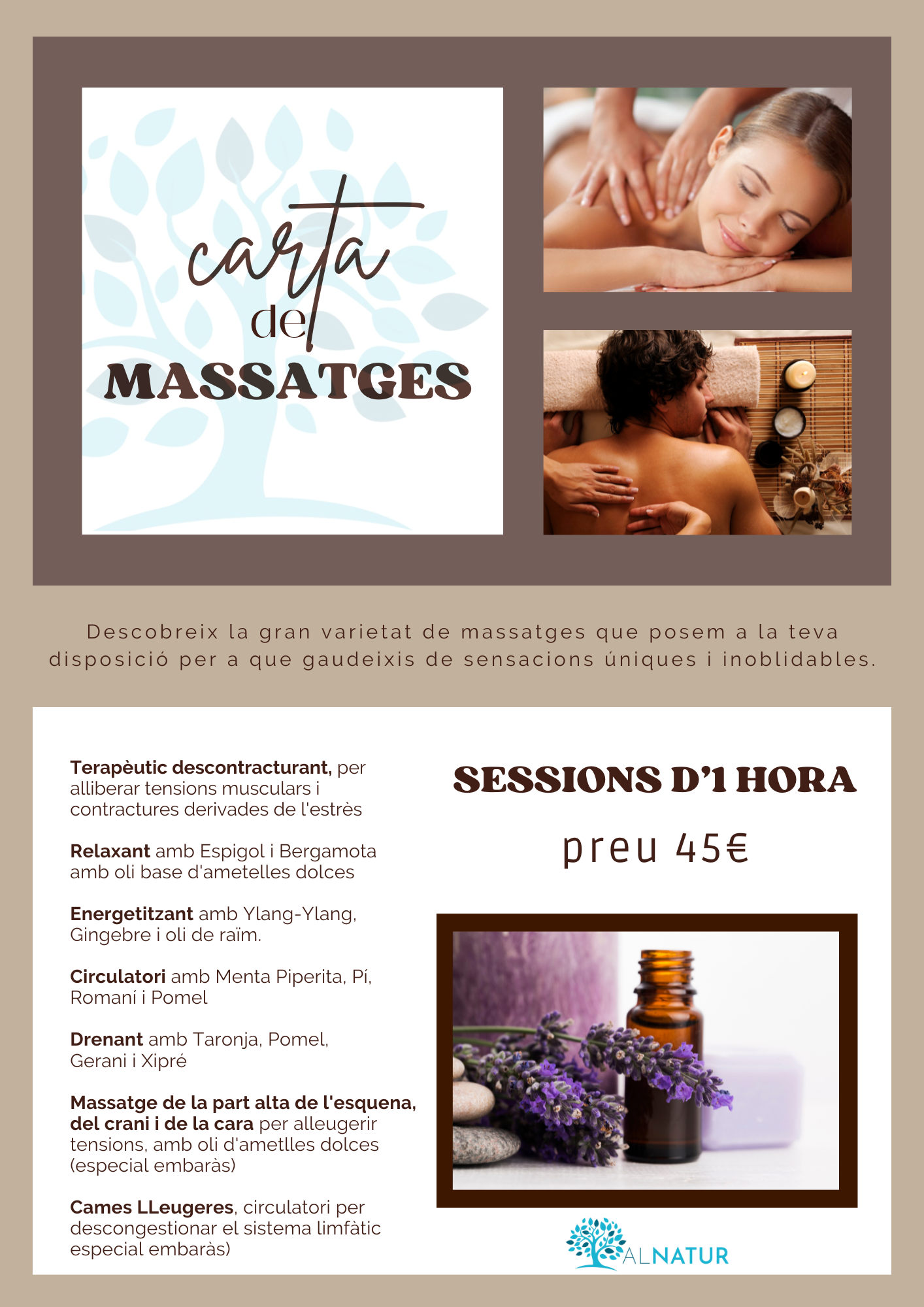 CARTA DE MASSATGES